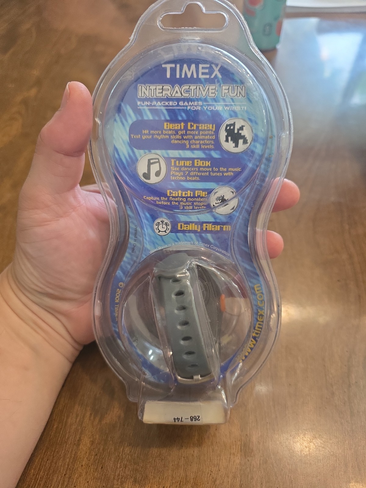 Vintage Timex Wrist Rave Interactive All Ages Watch Orange New Old Stock