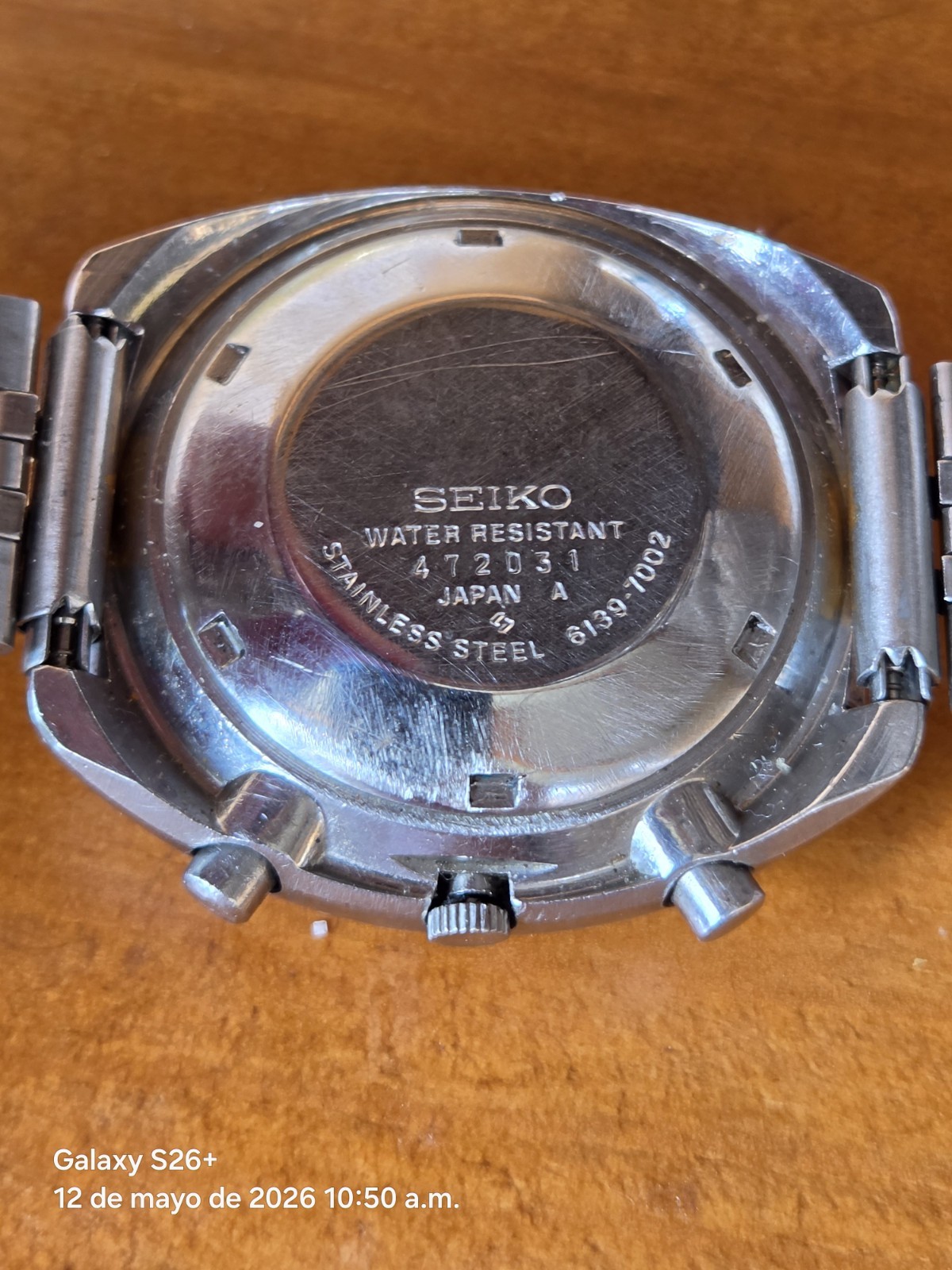 Seiko Five Sports 6139-8002 Analog Automatic Men Antique 5 Sports Speedtimer Chr