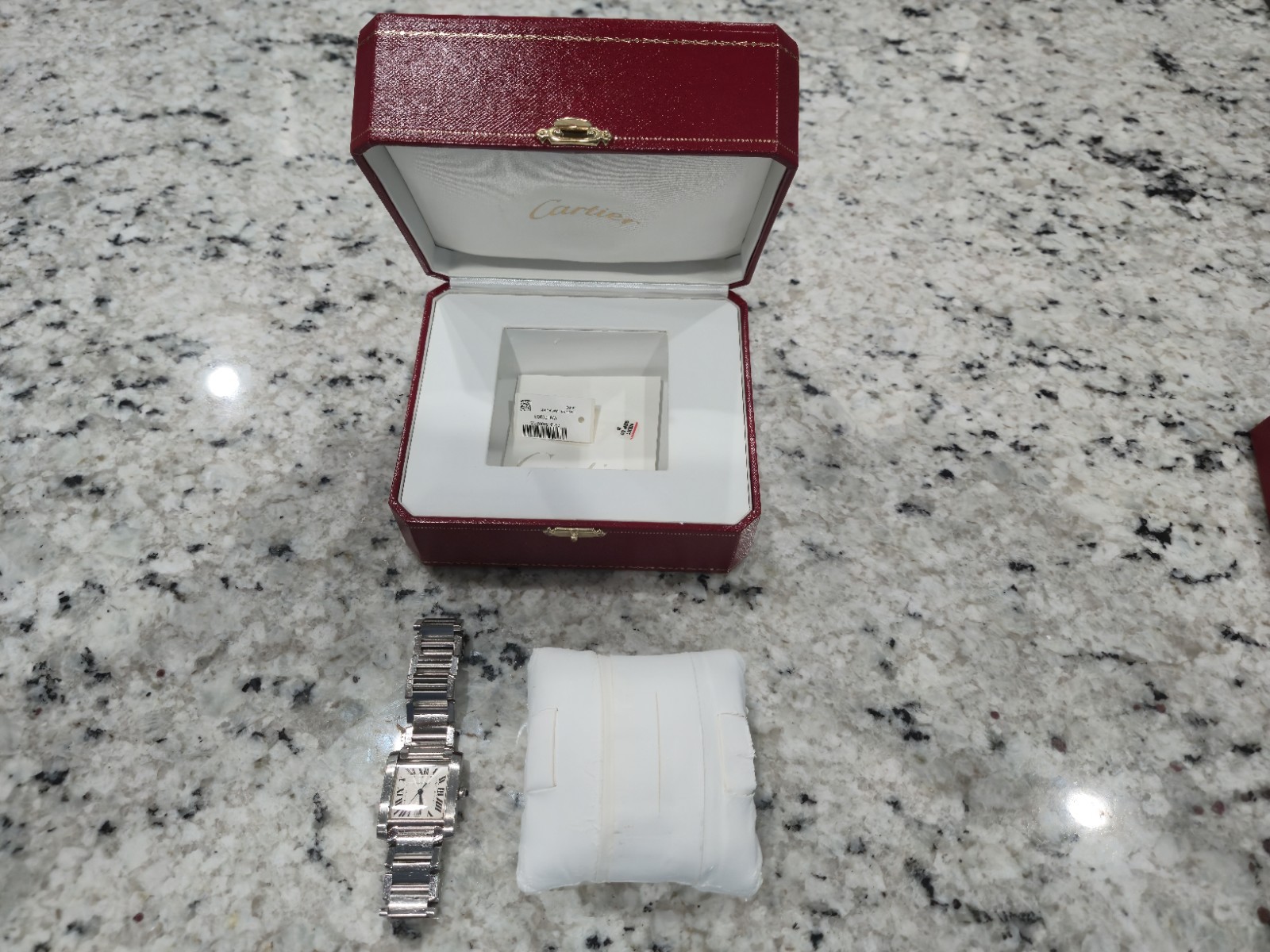 Authentic Cartier Tank Française Large Model W51002Q3 -Full Set, Box & Papers 09