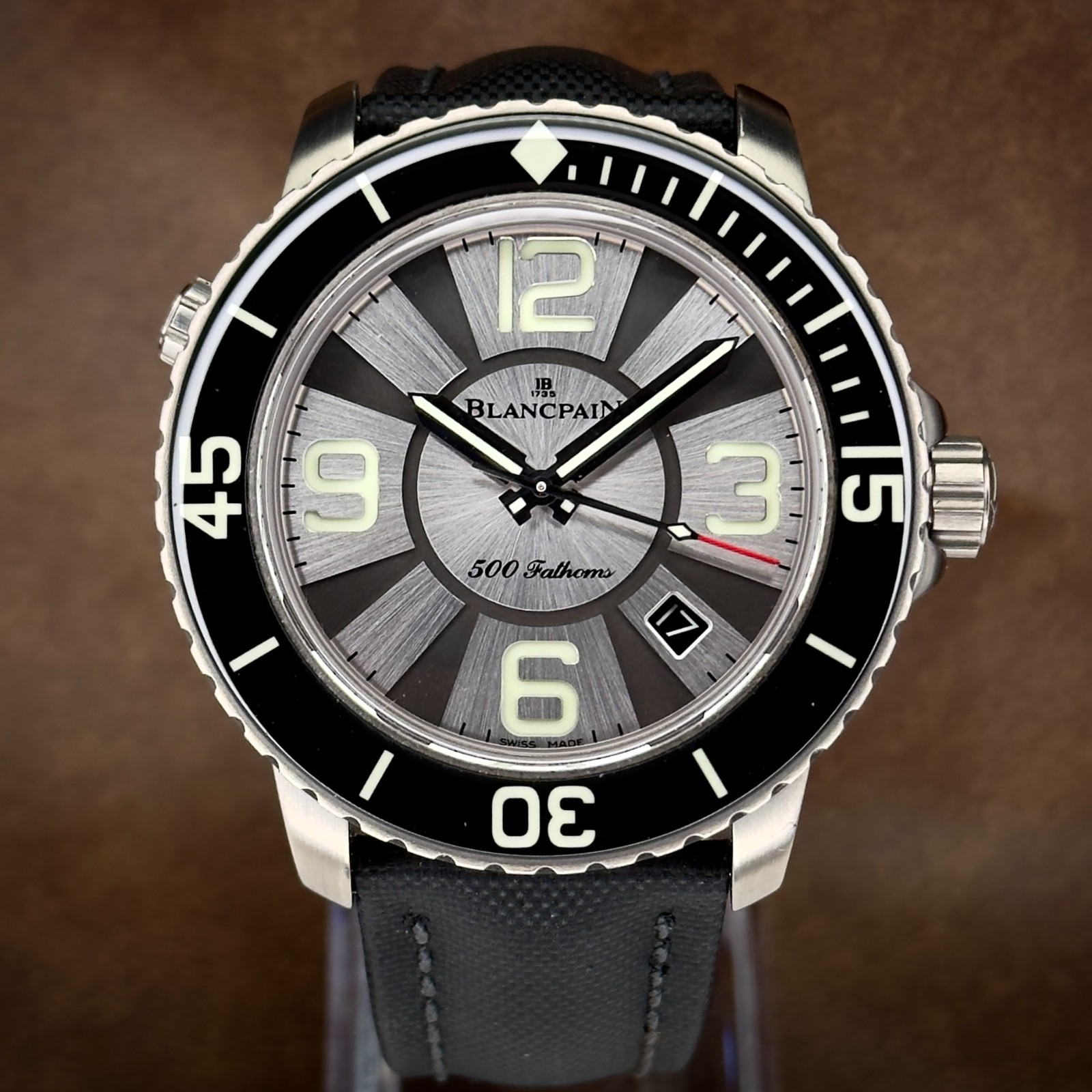 Blancpain 500 Fathoms 50015-12B34-52B Cannes Limited Edition, 48mm Titanium B&P!