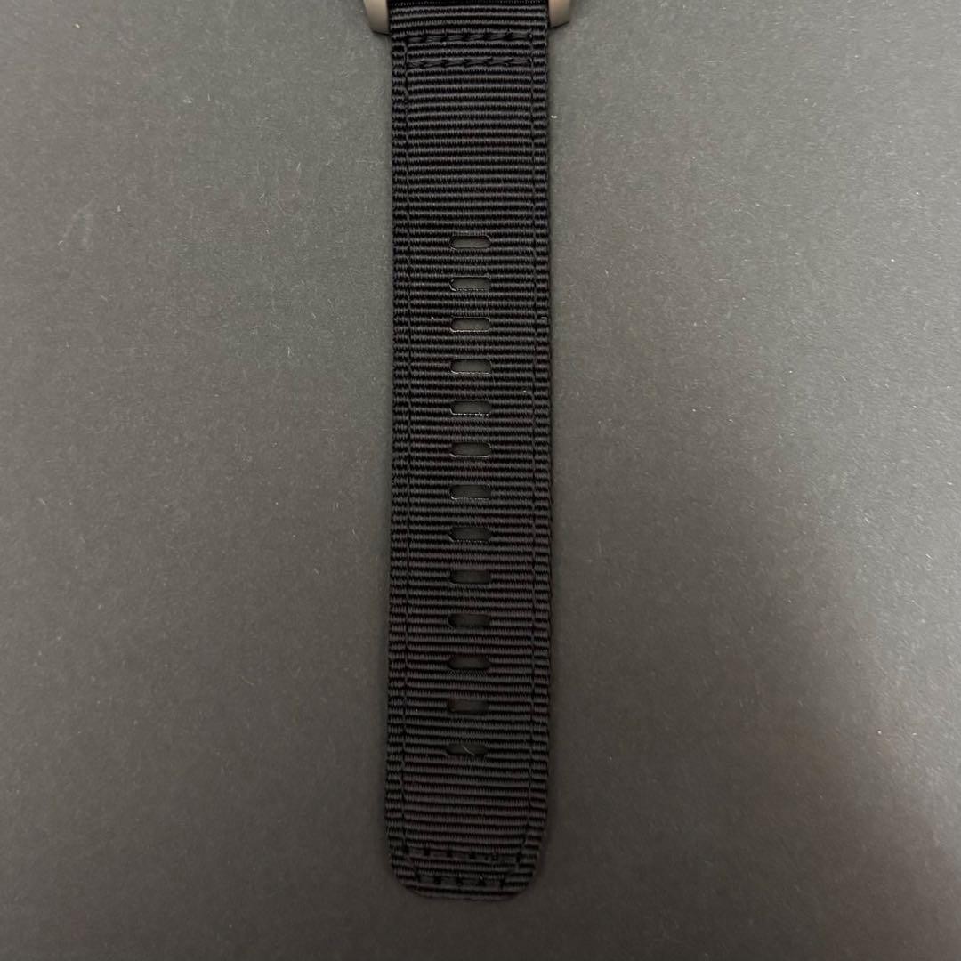 SEIKO SNDA65 7T92 Chronograph Military Black Dial 10Bar Watch Working Nylon