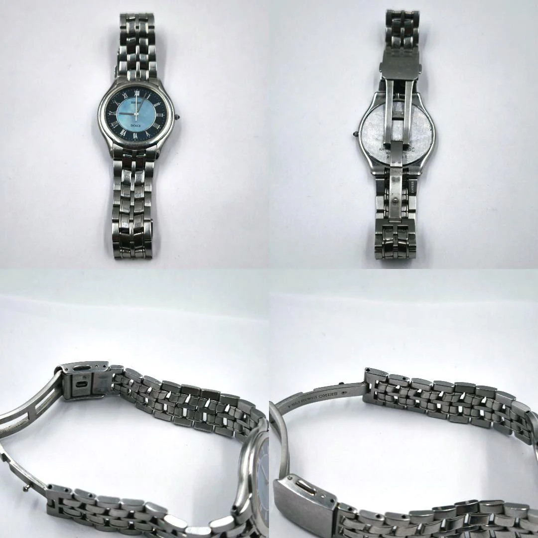 SEIKO DOLCE 8J41-6038 Quartz SS 33mm Blue/Navy Watch