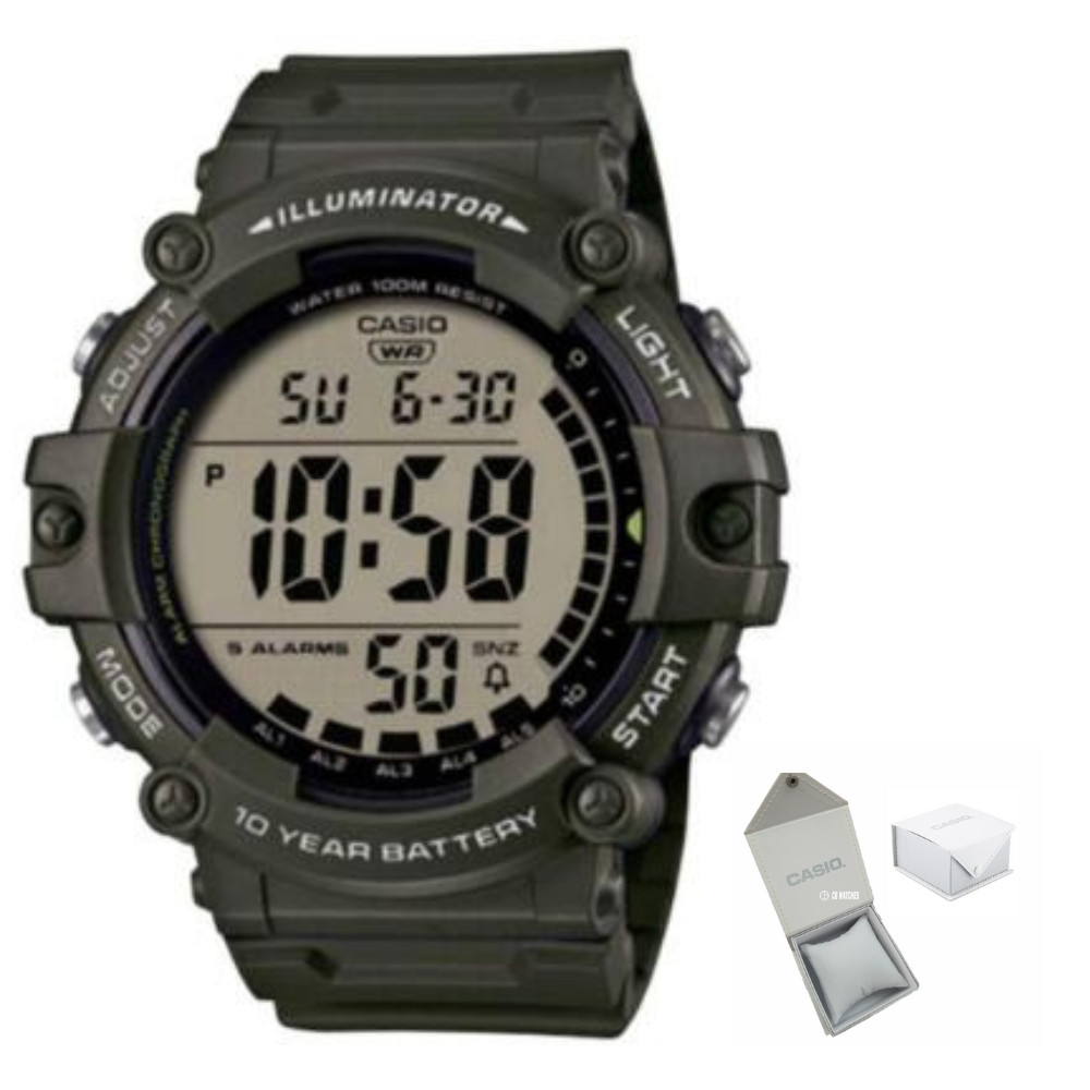 Casio multi-functional digital watches AE-1500WHX-3AV 10 years Battery