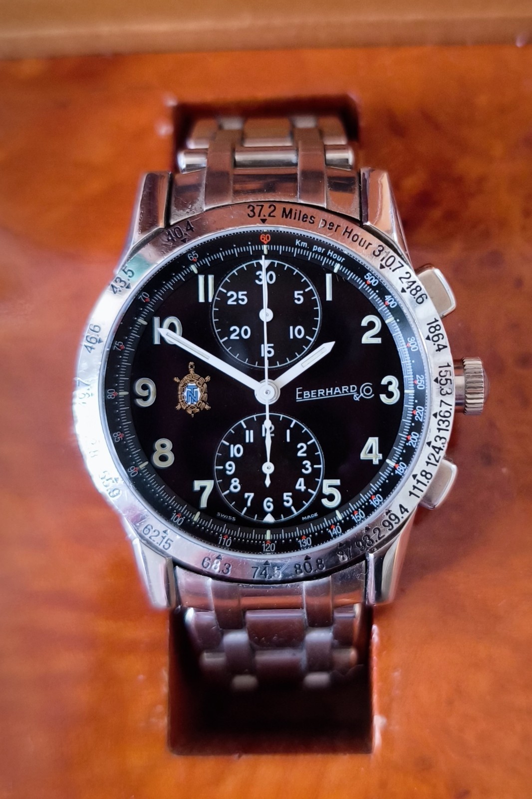 EBERHARD TAZIO NUVOLARI 31030 1st SERIES OPEN TURTLE BRACELET FULL SET