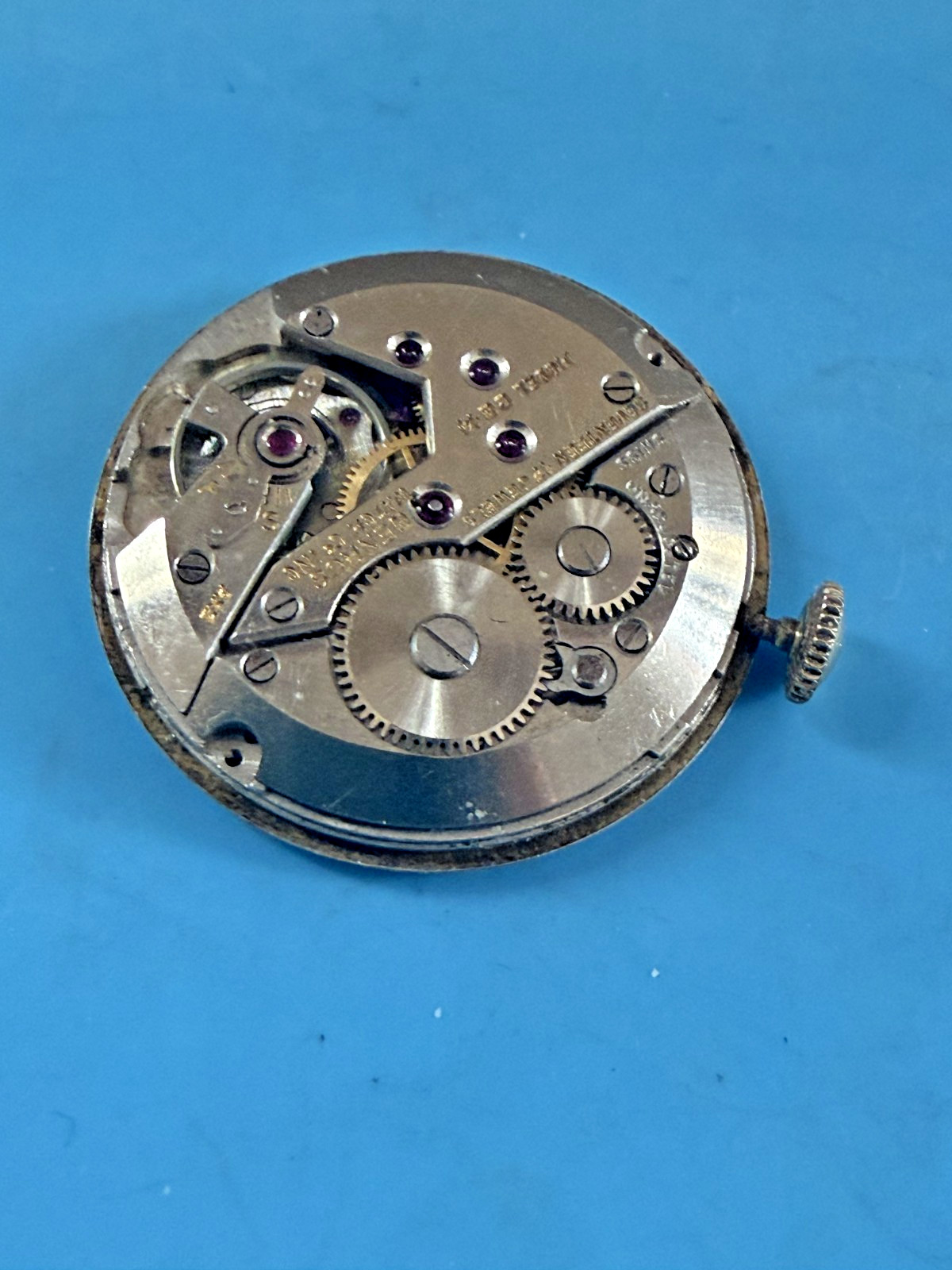 Benrus Fancy Knotted Lugs BB 14 17J 10K RG – Alligator? – Serviced – Runs
