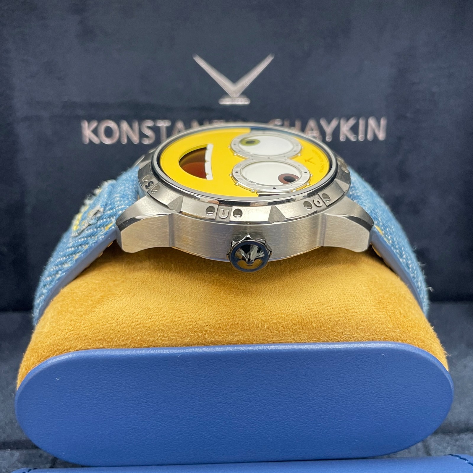 Konstantin Chaykin Minions Titanium 40mm Limited series of 99 pieces Blue Jean