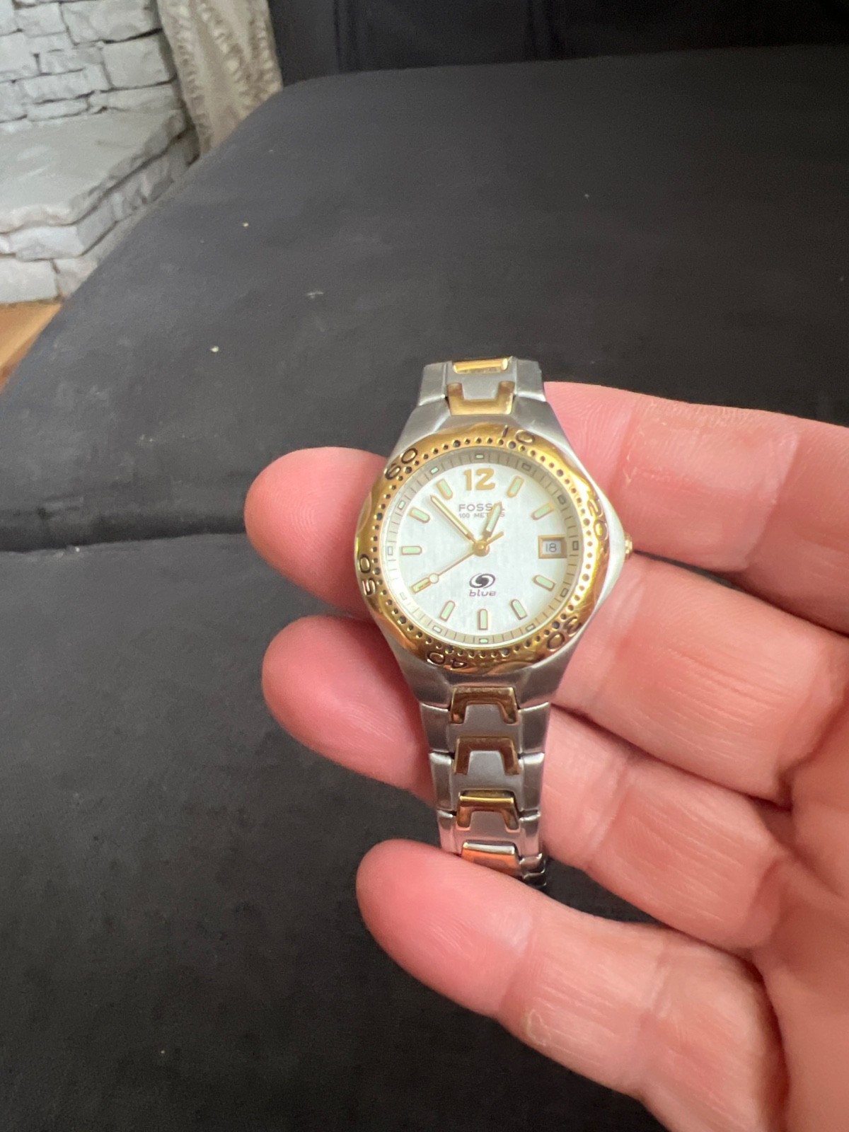 Fossil ES3204 Riley Multi-Function Two-tone Ladies Watch
