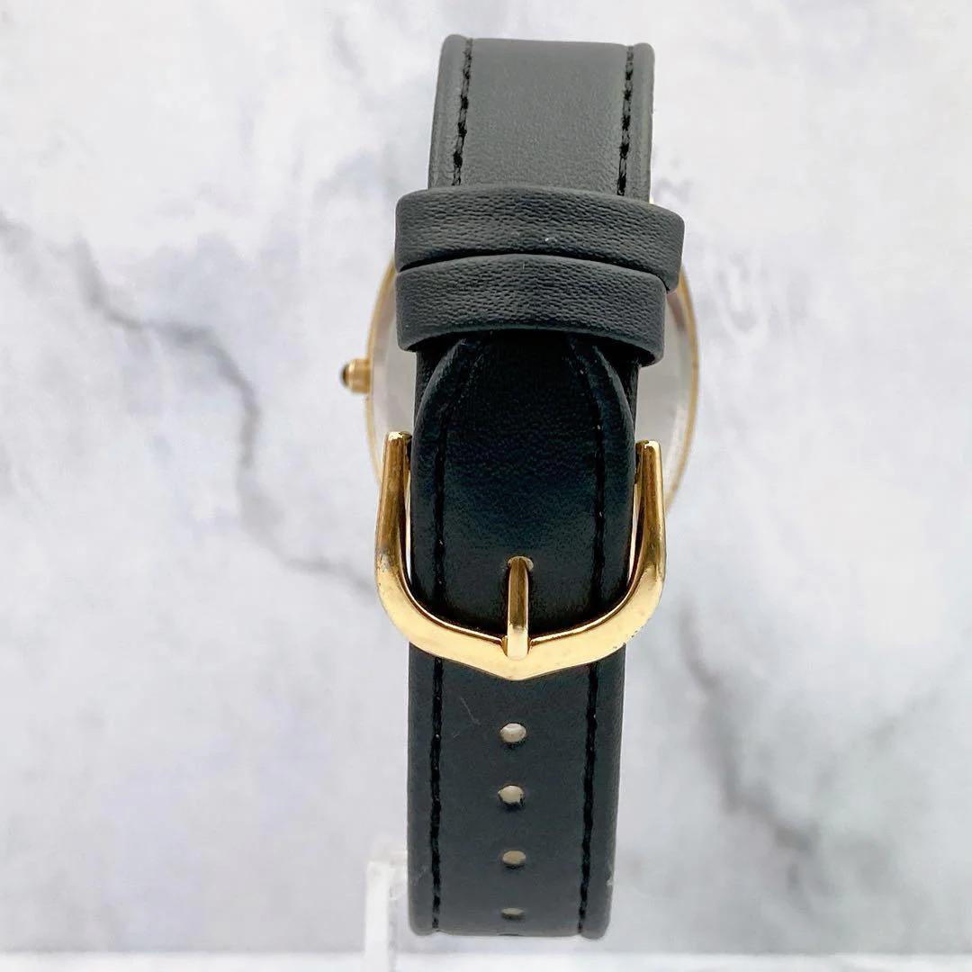 SEIKO Chariot 7820-5000 Gold Plated Square Gold Dial Quartz Watch