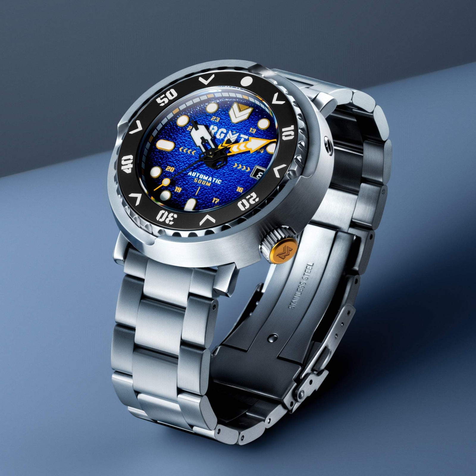 Zumwalt Automatic Blue Dial / Stainless Steel Bracelet Blue Dial Wristwatch RG-8