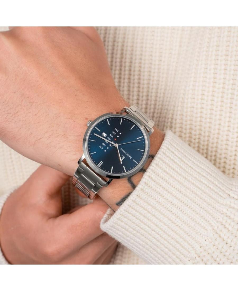 PIERRE LANNIER Men Analog Quartz Casual Watch Classic Dress Blue Dial Waterproof