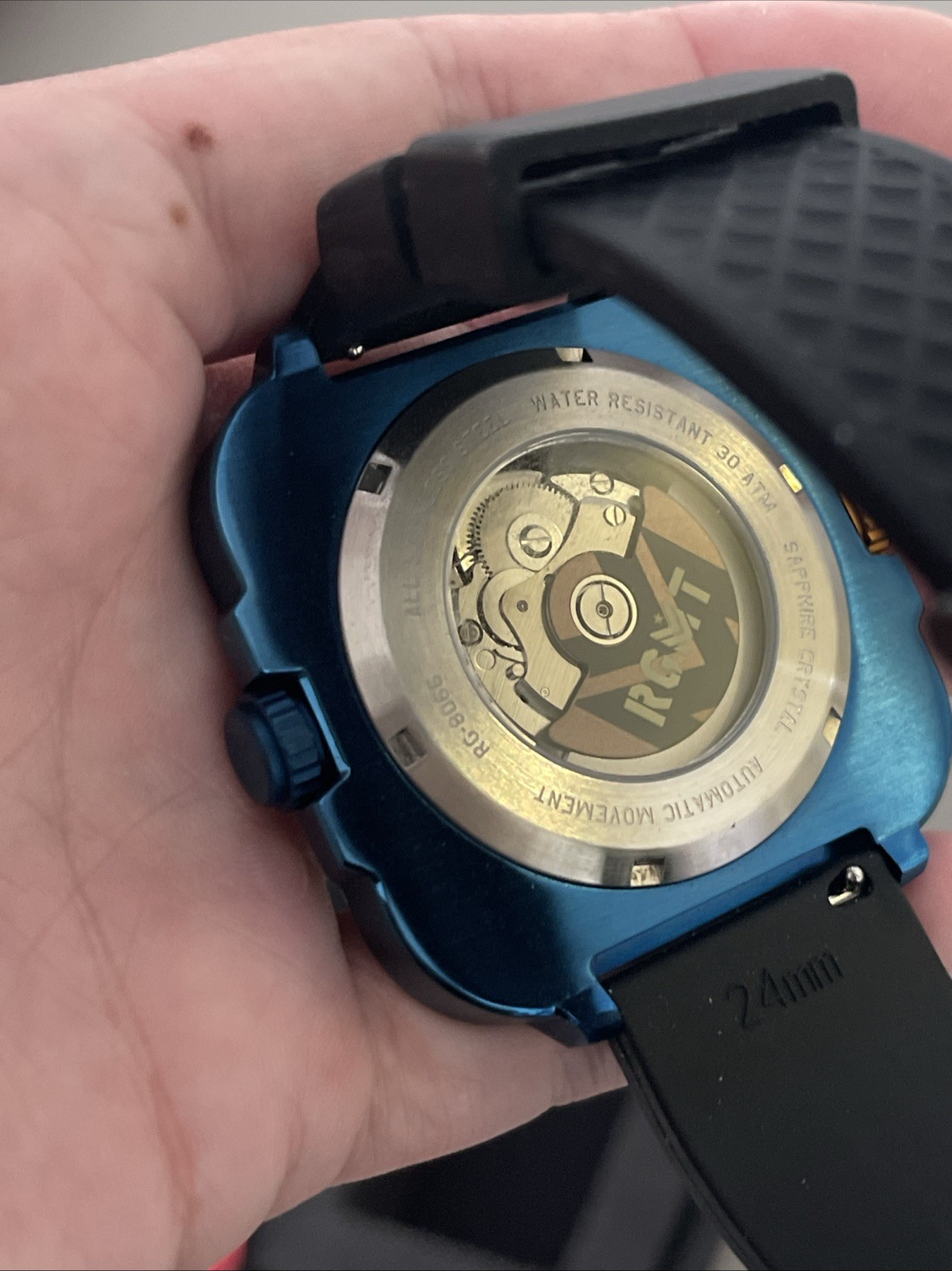 RGMT Pershing Battlefield Blue Automatic Watch OBO