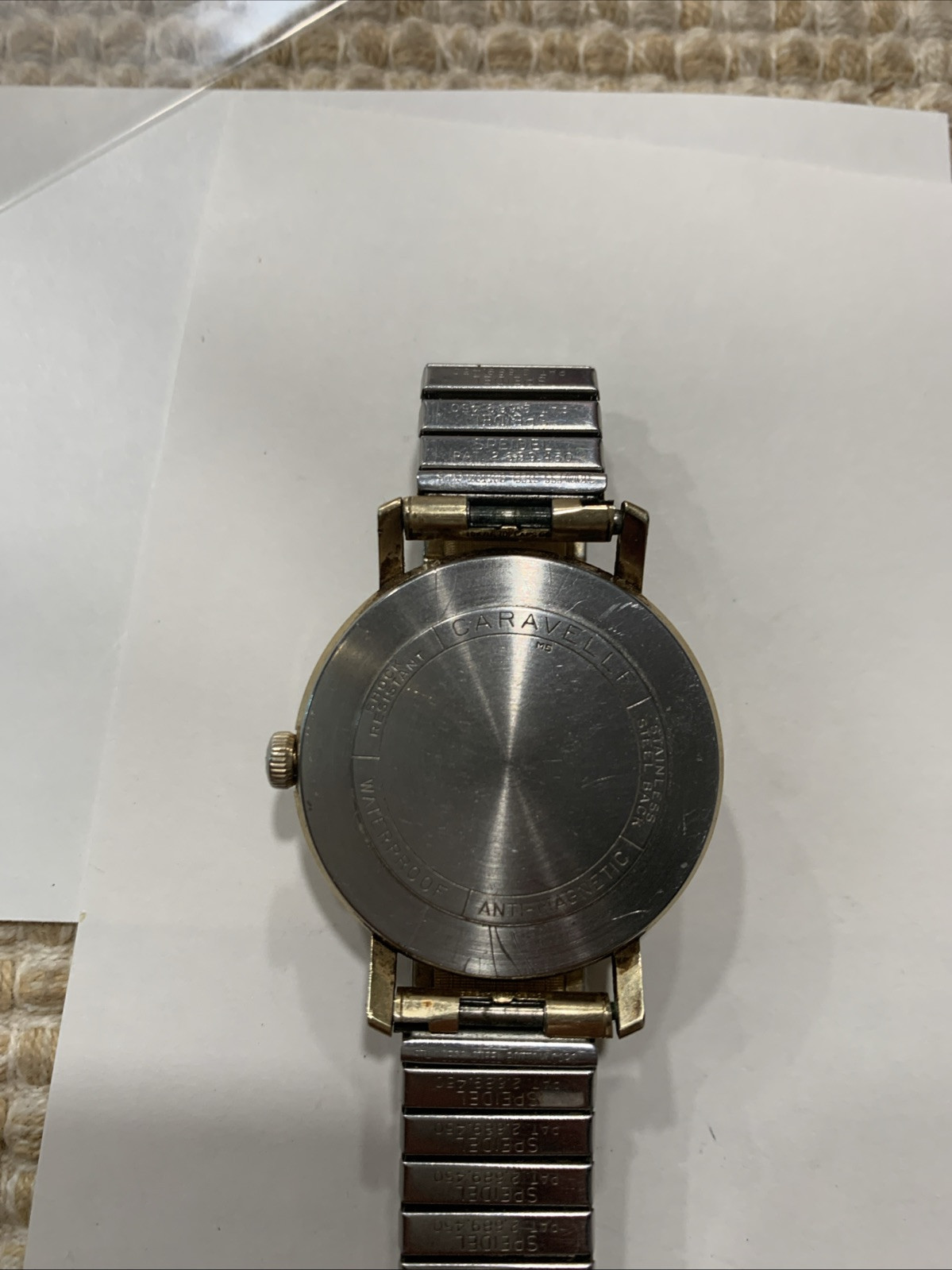 Vintage M5 Caravelle Waterproof Hand Wind Mechanic Watch w/Date
