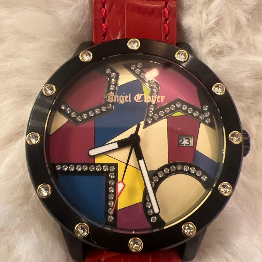 Angel Clover Colorful Watch Quartz Wristwatch