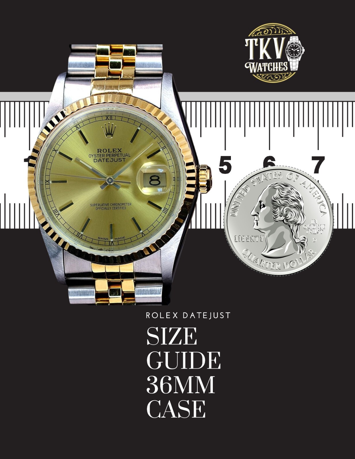 Rolex Datejust 16233 Two-Tone 18KY & Steel Diamond Turquoise Stone Dial Watch
