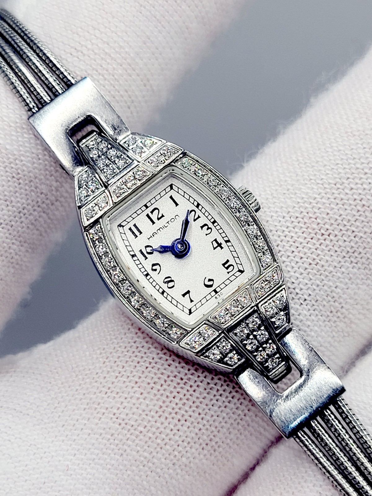 Hamilton Lady Diamond Swiss Quartz 14mm [N.MINT] Women’s Watch Works New Battery