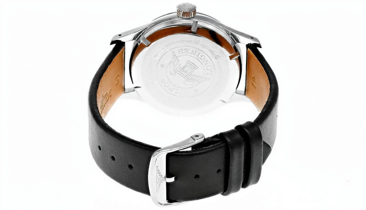 LONGINES Heritage Classic Automatic 38.5MM Tuxedo Men’s Watch L2.330.4.93.0