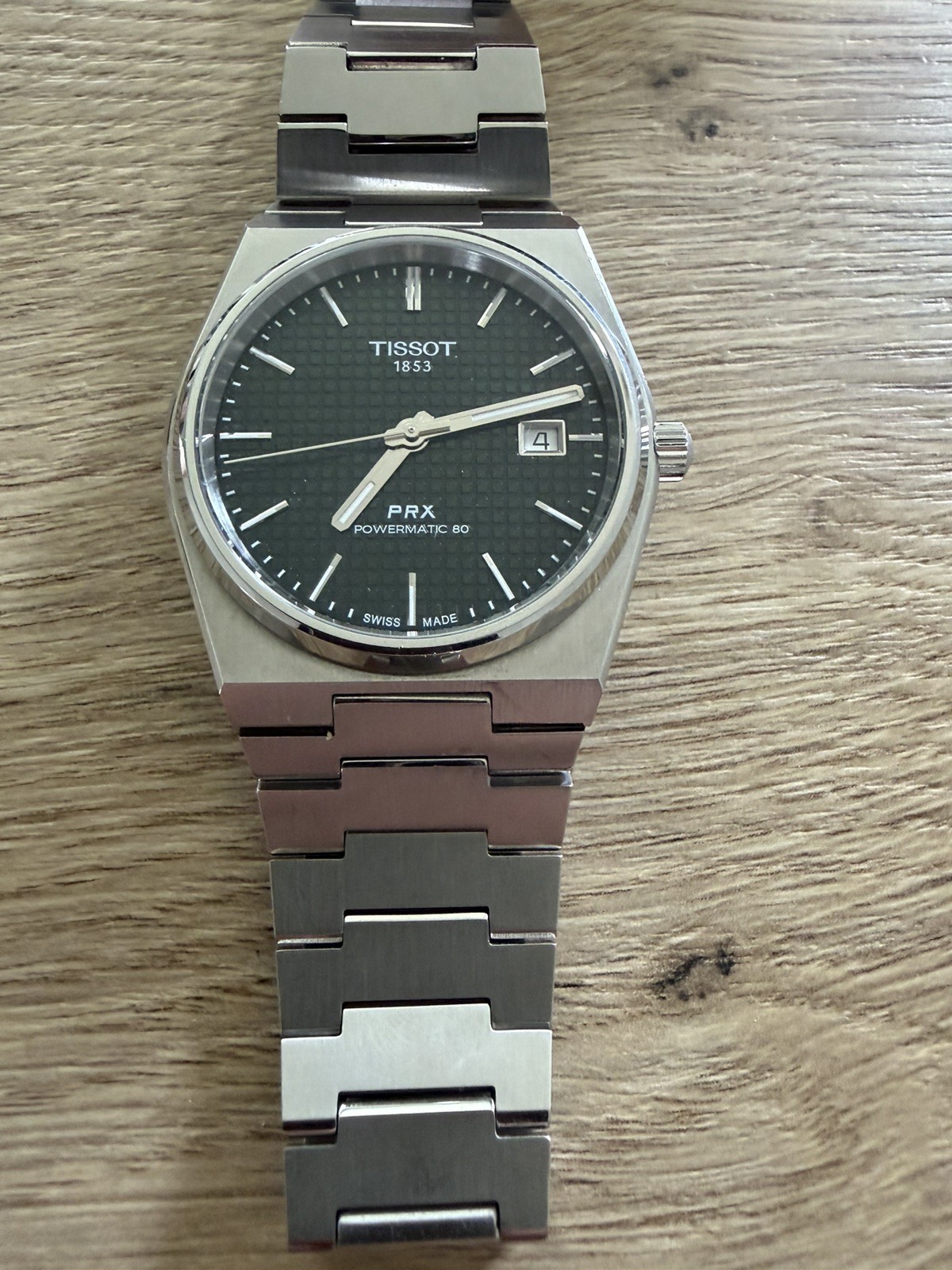 Tissot PRX Automatic Watch Dark Green 40mm Swiss made Unisex