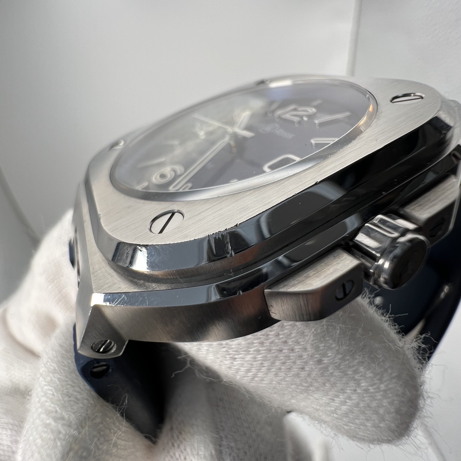Bell & Ross BR05 Blue Steel Automatic Date 40mm Blue Dial Men Watch Square