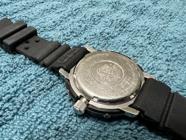 Seiko H558-5009 Arnie Ana-Digi Men’s Hybrid Black Dive Watch RARE!!! VINTAGE!!!