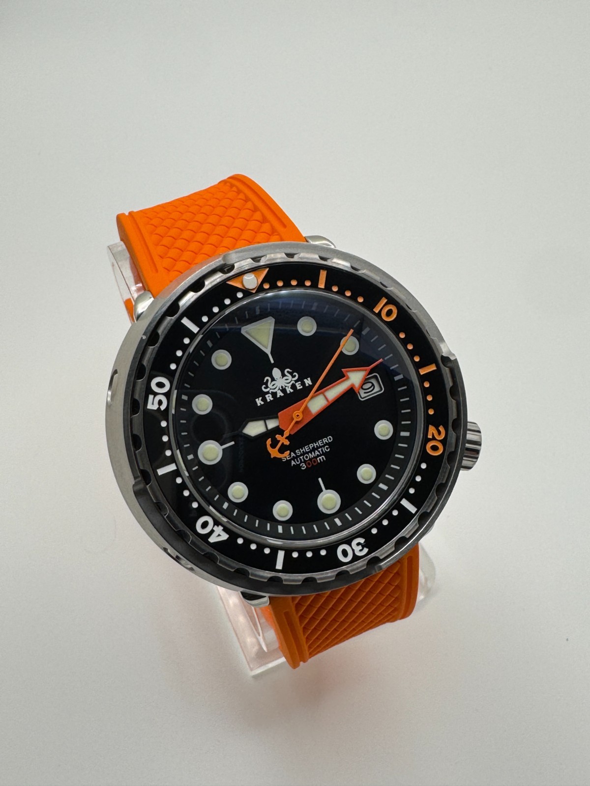 Automatic KRAKEN Black ‘Tuna’ Divers Watch 30ATM WR (SEIKO TMI) NH35 Japan Movt