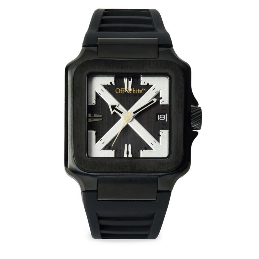 Off-White «Proto Layer» Black Watch Men Full Brand-new Set