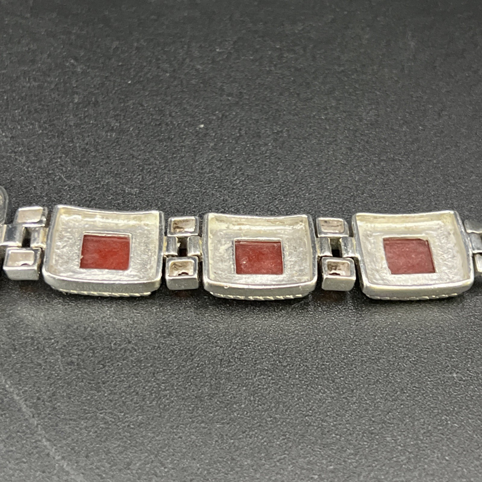 Vintage 2006 Gems 925 Solid Sterling Silver and Multi Gemstone Quartz Watch