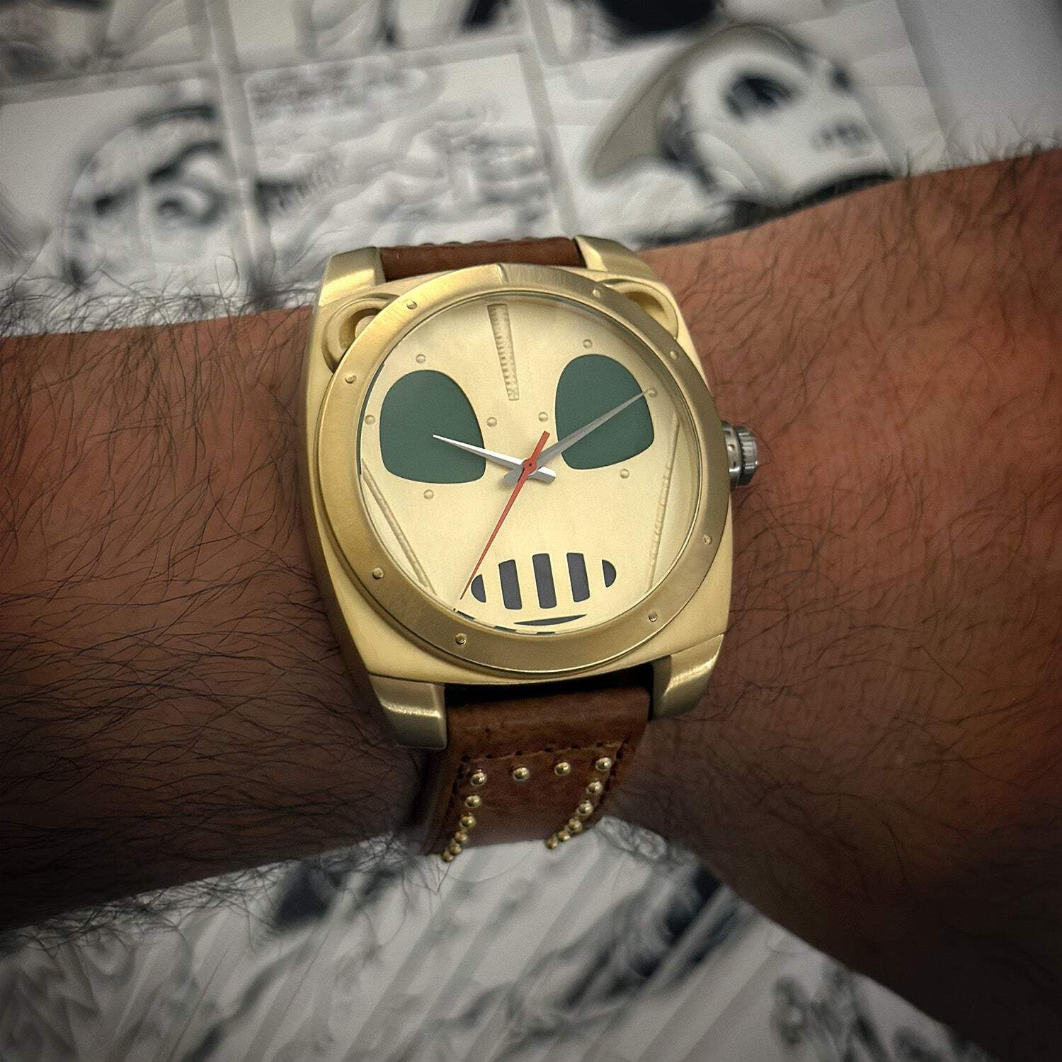 The Rocketeer “First Flight” Watch – Gold or Silver Limited Edition by Okkto