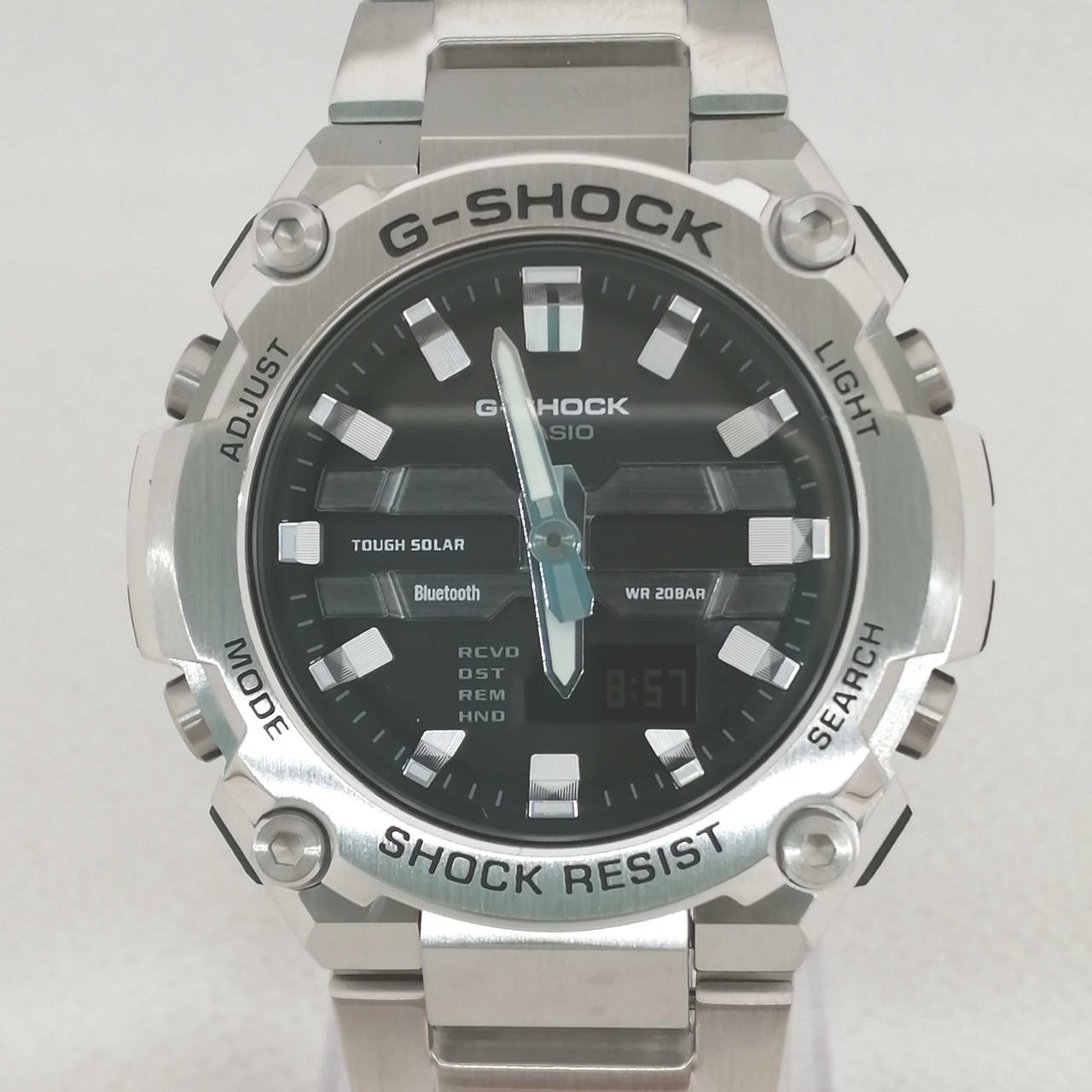 CASIO G-SHOCK GST B600 Silver Solar Men Watch Auth Japan