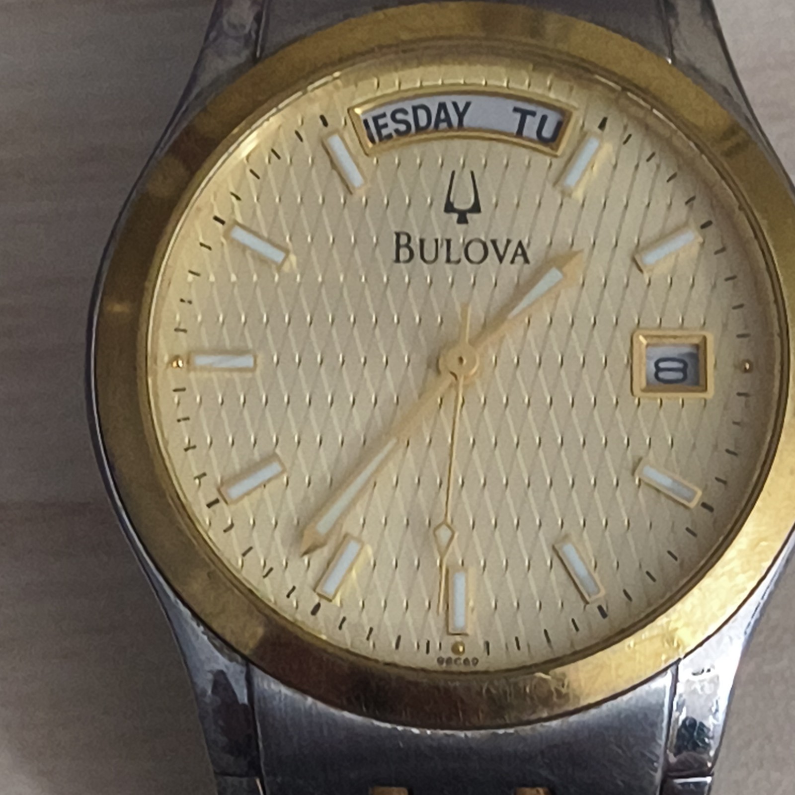 Bulova Quartz Two-tone Stainless Steel Bracelet Men’s Watch