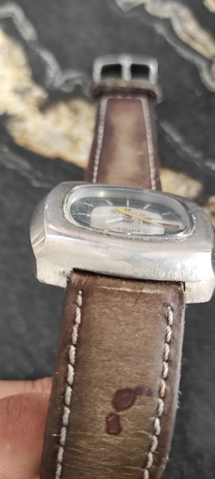 Vintage Sindaco Automatic Ronda-Matic Cal. 1219-21 17 Jewels Swiss Made Day-Date