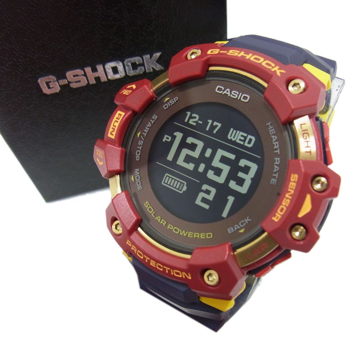 Excellent Condition CASIO G SHOCK FC Barcelona Matchday Collaboration G SQUAD