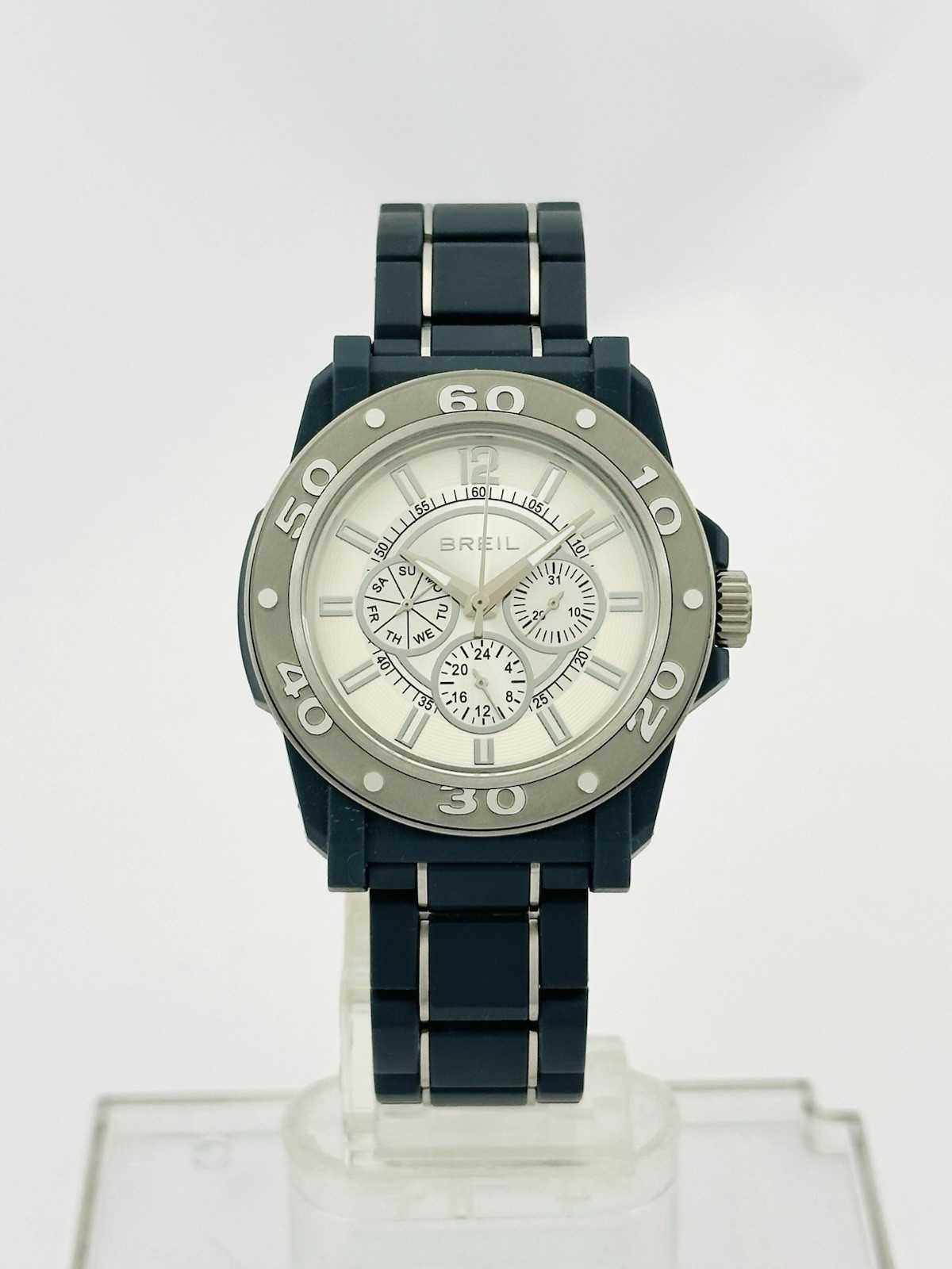 Breil TW0992 Men’s Multifunction Mantalite Polycarbonate Links Bracelet Watch