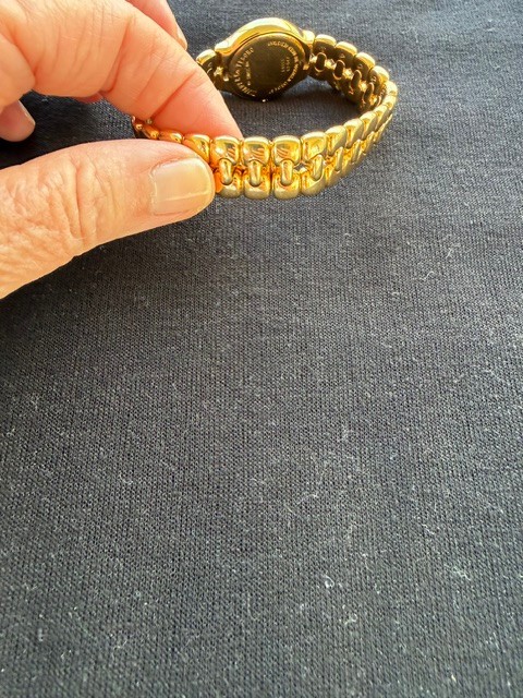 Tiffany & Co. Tesoro 18K Gold Diamond Bezel Ladies Watch