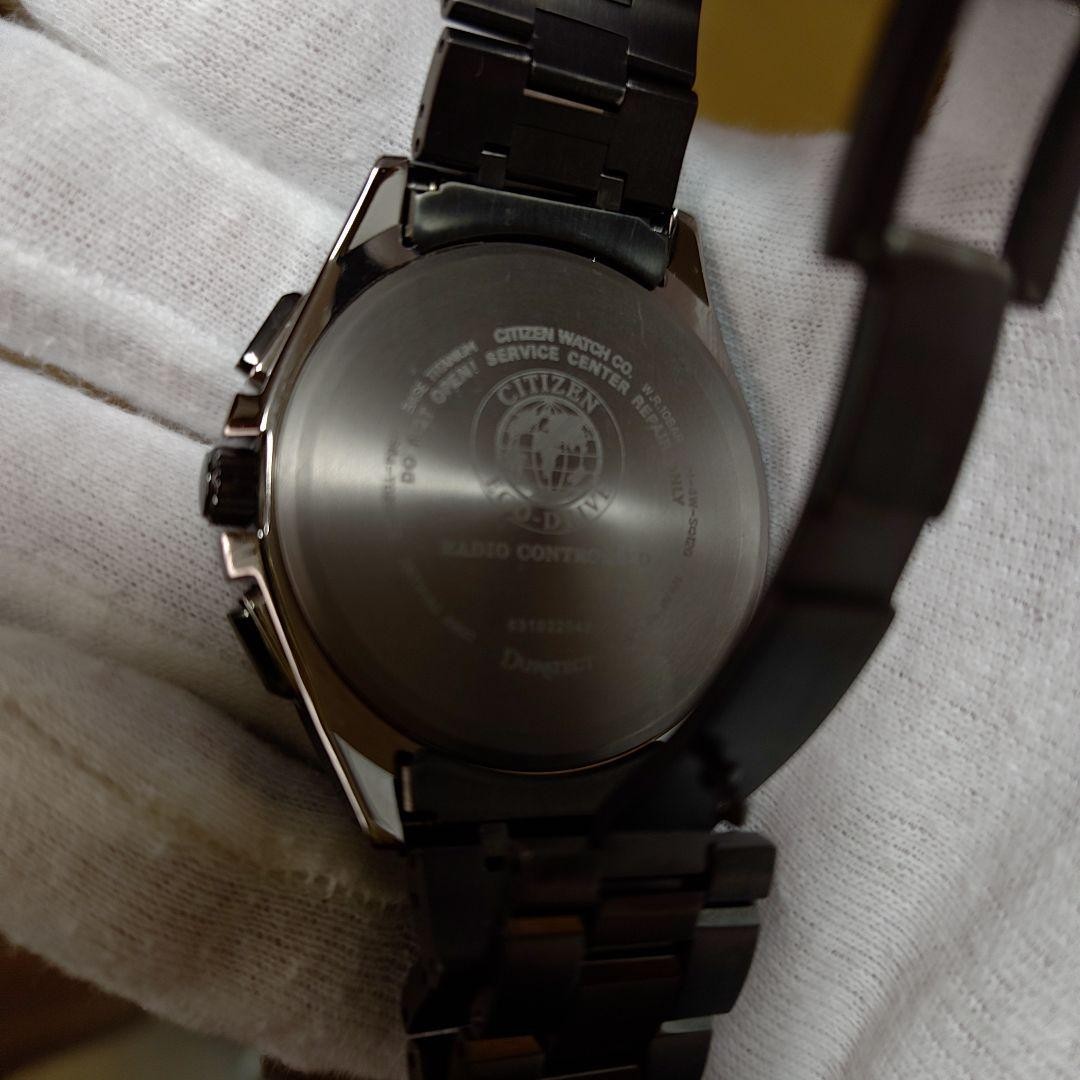 CITIZEN ATTESA AT8044-56E Used Watch Unisex Adults Solar Radio Controlled Black