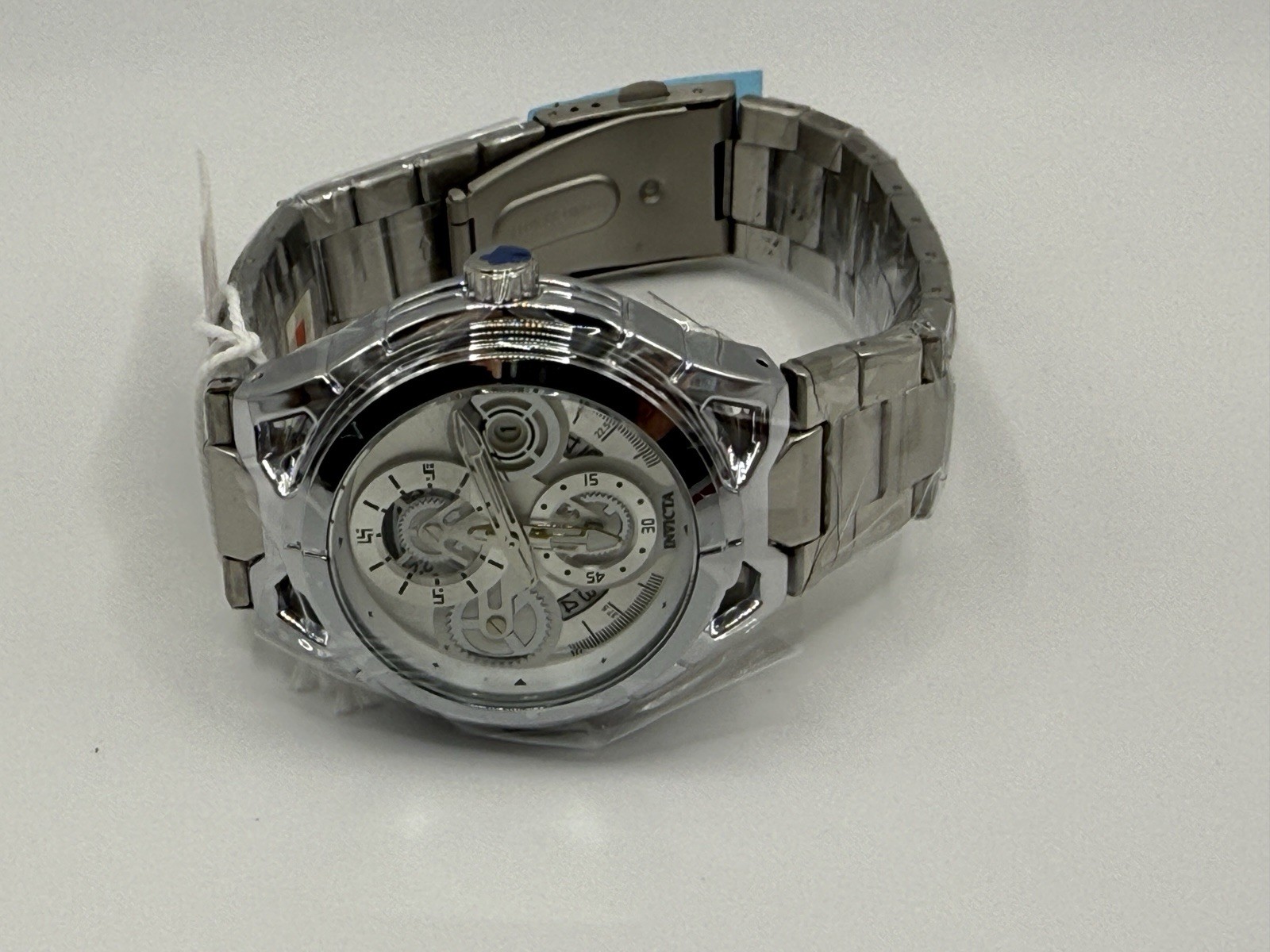 Invicta S1 Rally (79011) 44mm Men’s Quartz Watch – Silver Stainless Steel – NEW