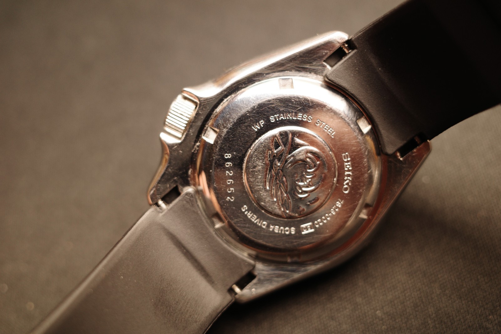 精工男士腕表黑色腕表-SKX007-