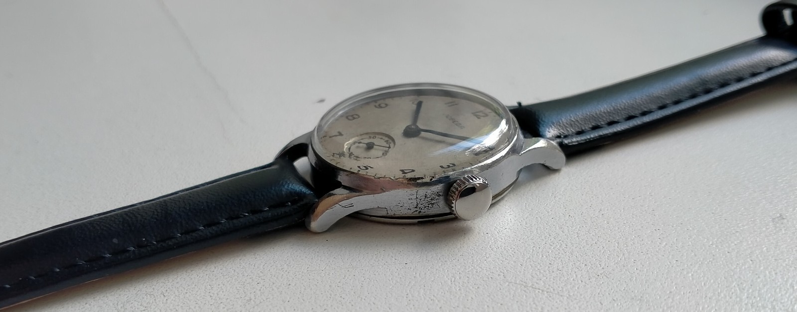 Pobeda 2602 Screw-Down Caseback Vintage Original Soviet Watch ChChZ 1955