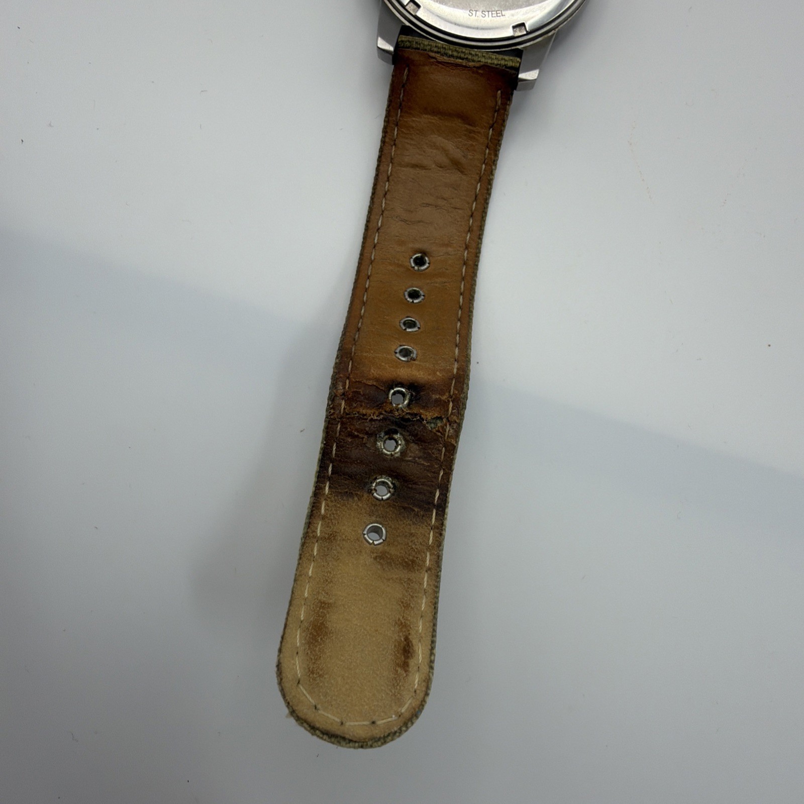 Bulova Hack Watch 96A19 Swiss Limited Edition WWII Replica 38mm Quartz UNTESTED