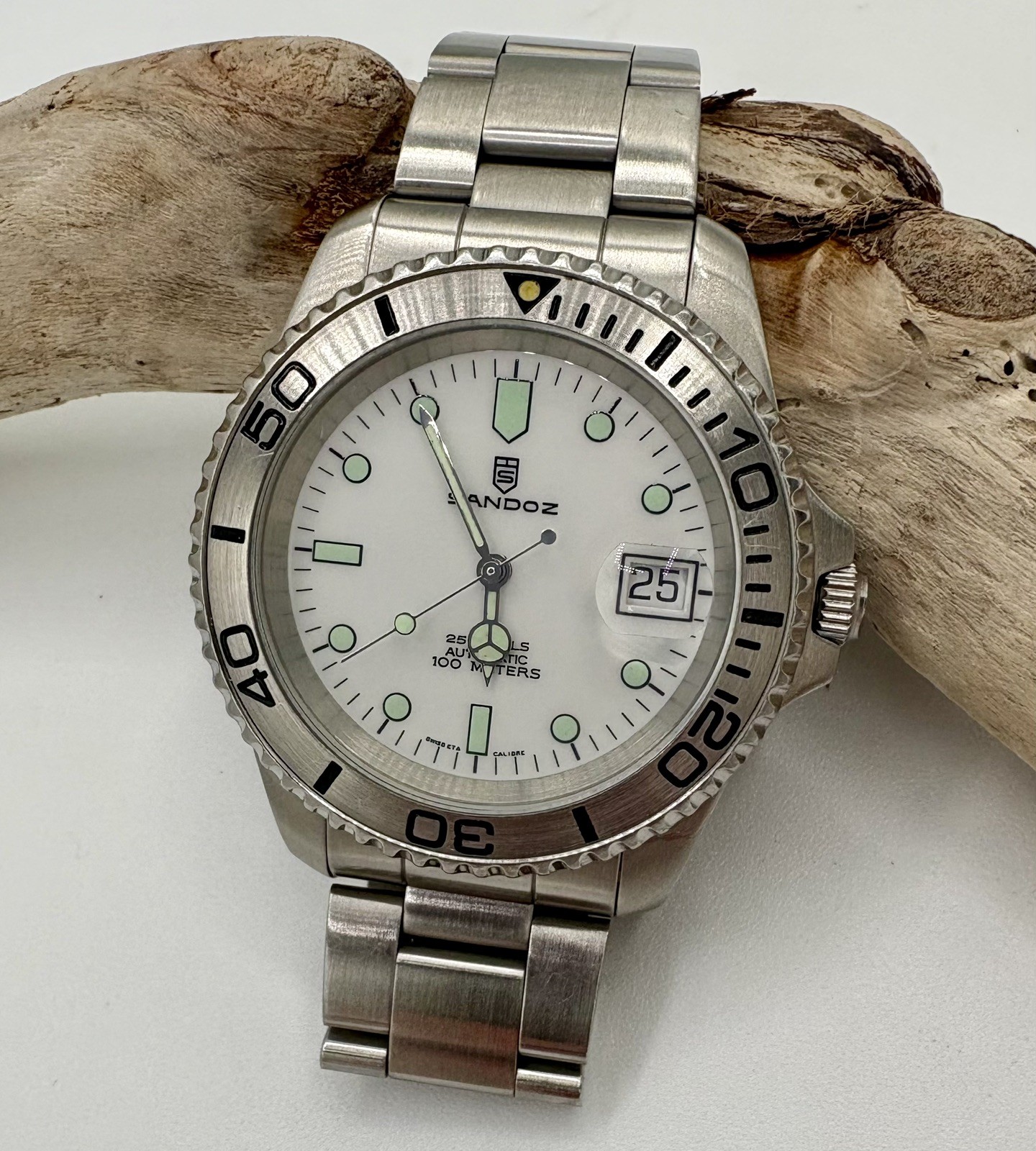 Sandoz Automatic Diver Watch Swiss movement 3930-D-77-2
