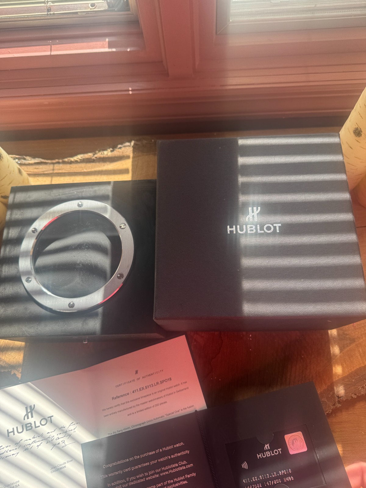 Hublot Big Bang Unico Blue Ceramic Limited Edition Skeleton Chronograph