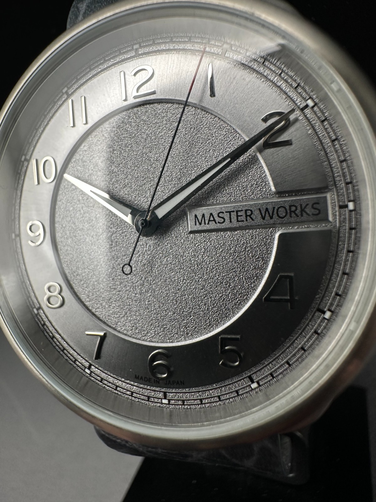 Master Works Classic 43mm Japan Made Quartz Men’s Watch MW16SUEDGYG0