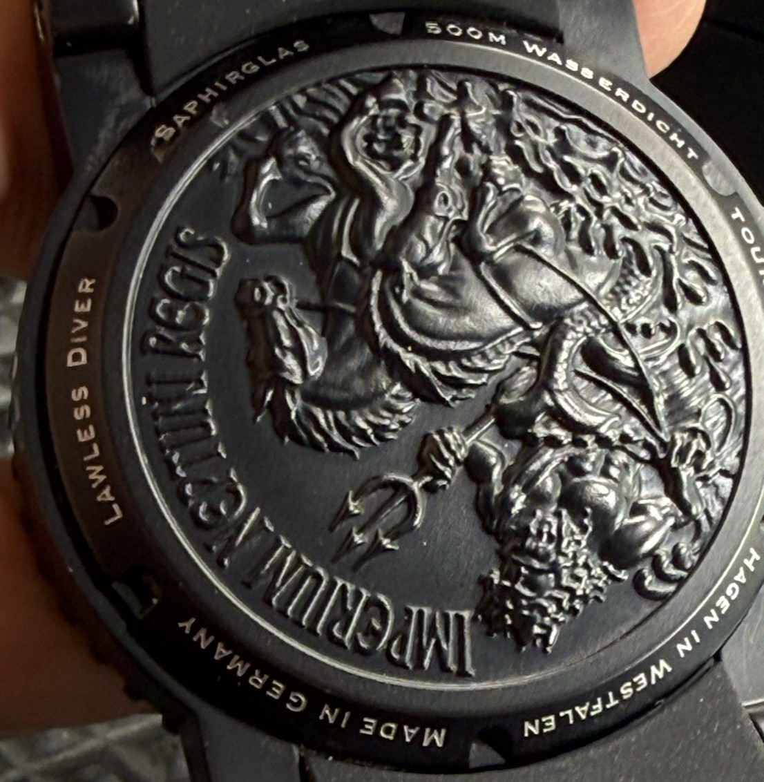 Tourby Lawless Diver 45MM Black PVD, UBER THICK CHUNKY MONKEY~1650’ 500M Depth