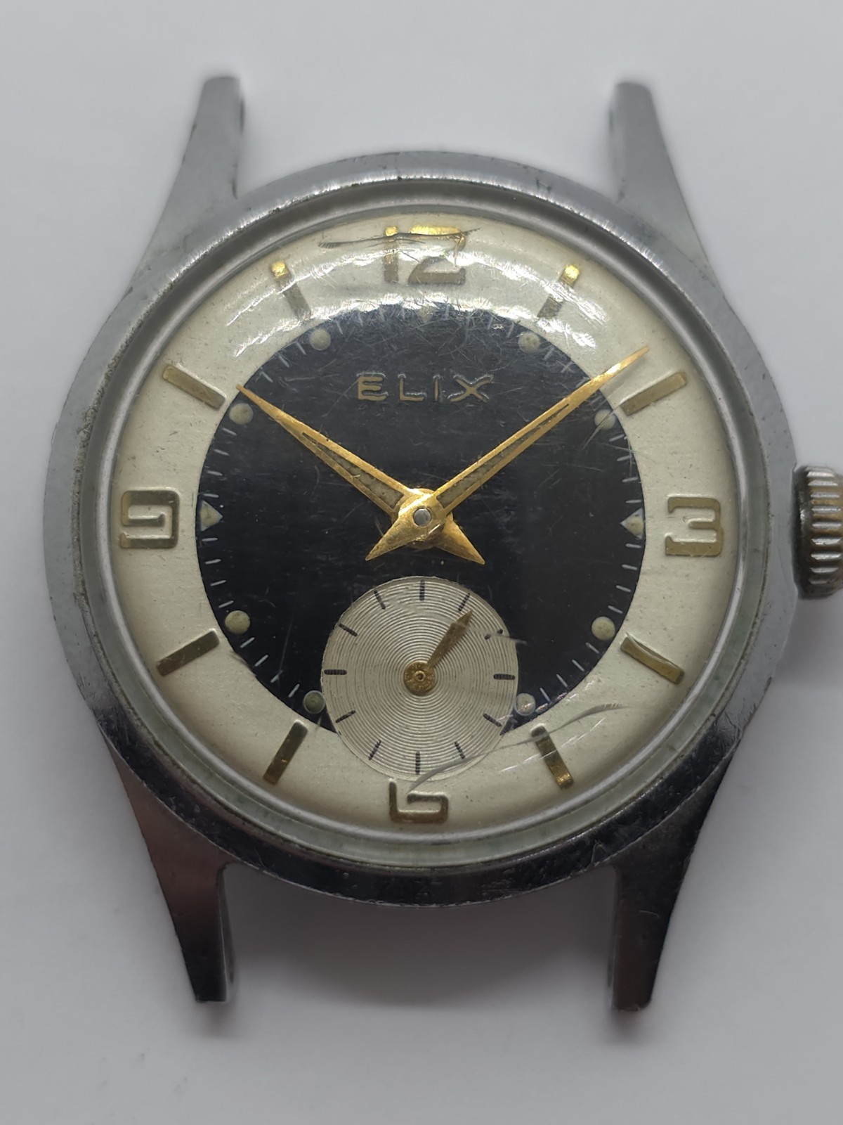 Vintage Beautiful Elix CUPILLARD Cal. “233 NEW” Watch 1950 Good Main Spring 🇫🇷