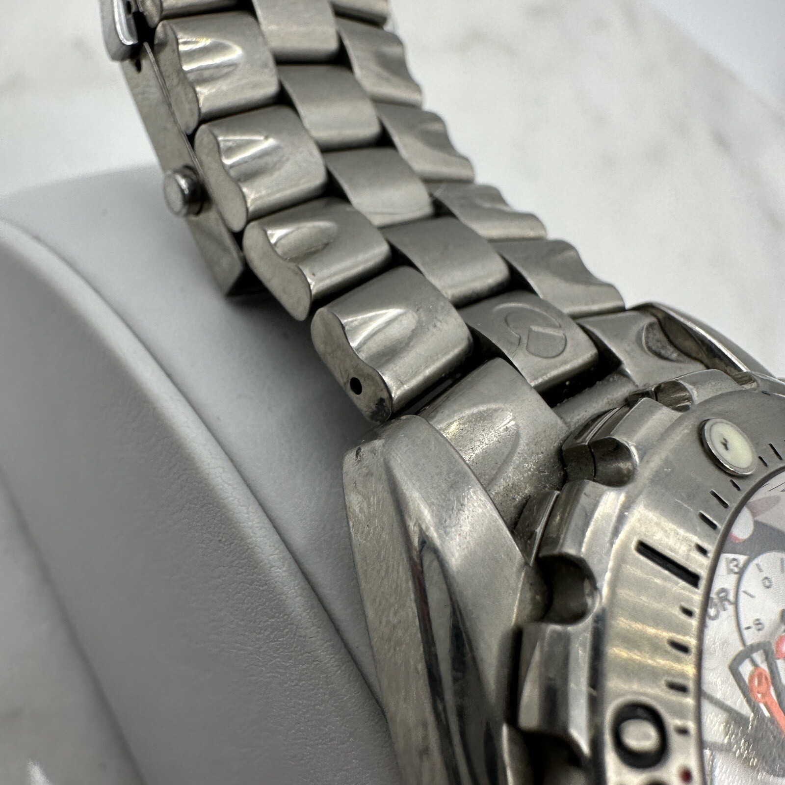 Sector Diver 600 G. Chronograph 200M Titanium 44mm, Wrist Sz. 6.5” Working, READ