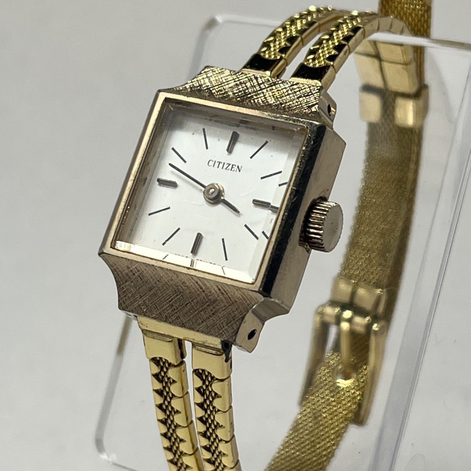 CITIZEN Citizen Women s Hand Wound Working 4 677145S GP Gold Plated Vintage