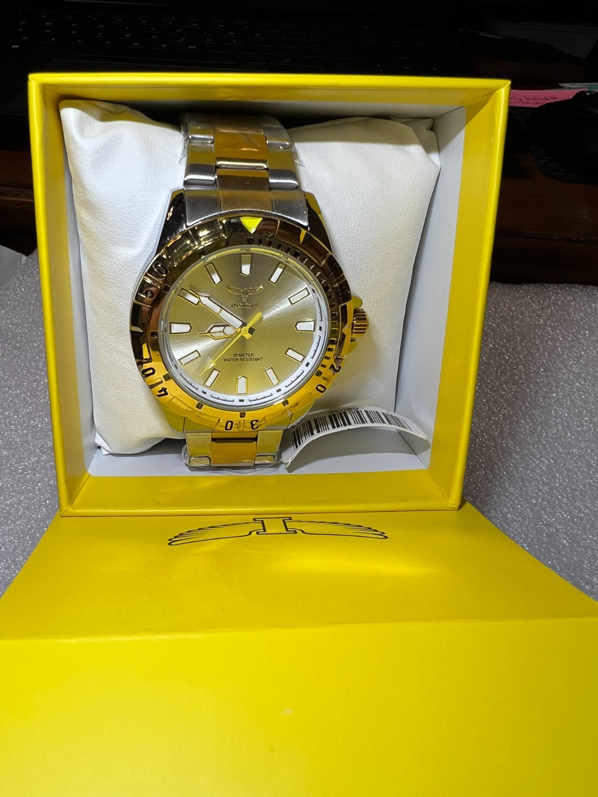 Invicta 69036 Specialty I Men 42mm Two Tone Silver Dial Quartz Bracelet Watch