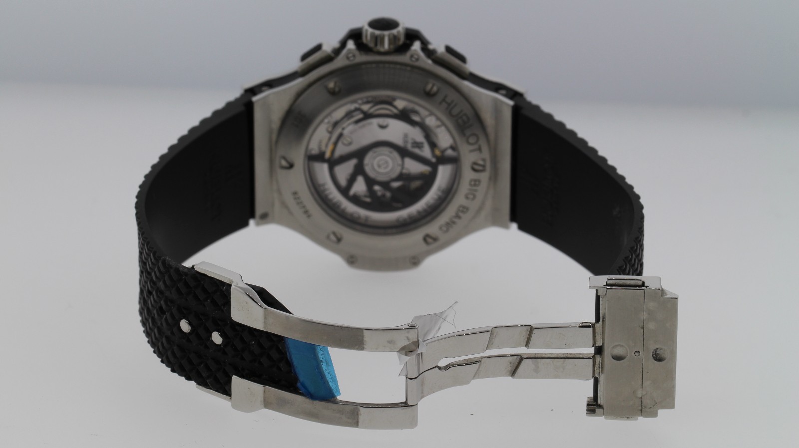 Hublot Big Bang 301.SX.130.RX 44mm Custom Bezel Black Rubber Chrono Men’s Watch