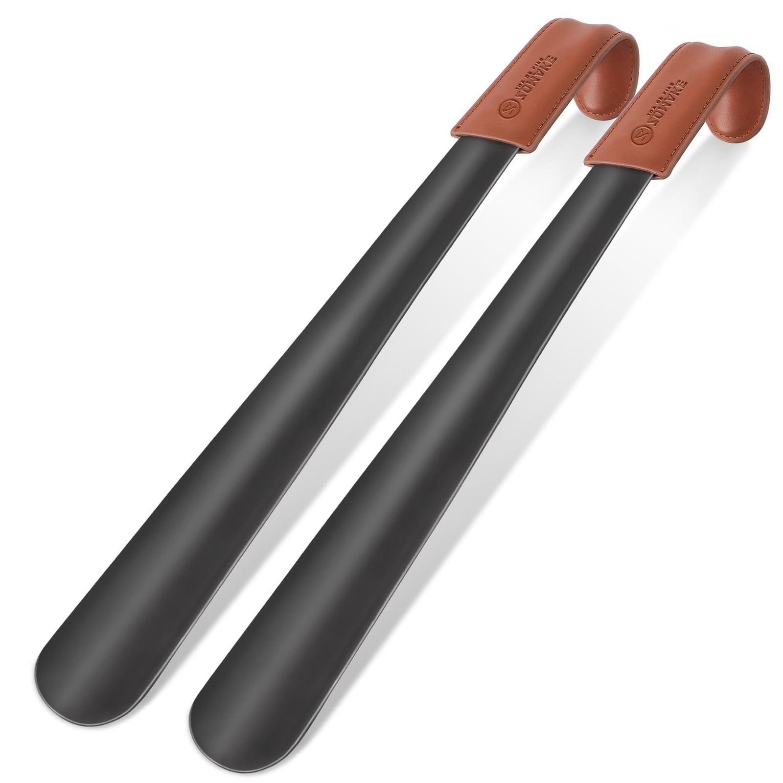 ZOMAKE Metal Long Handle Shoe Horn for Seniors, Men, Women, Boots – 16.5″
