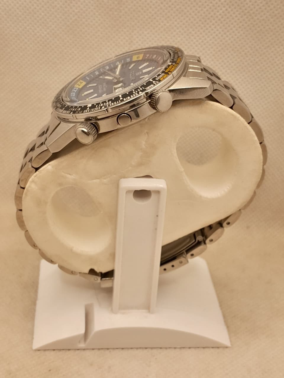 Vintage Ricoh Automatic Men’s Watch 21 Jewels Japan Made Silver Day Date