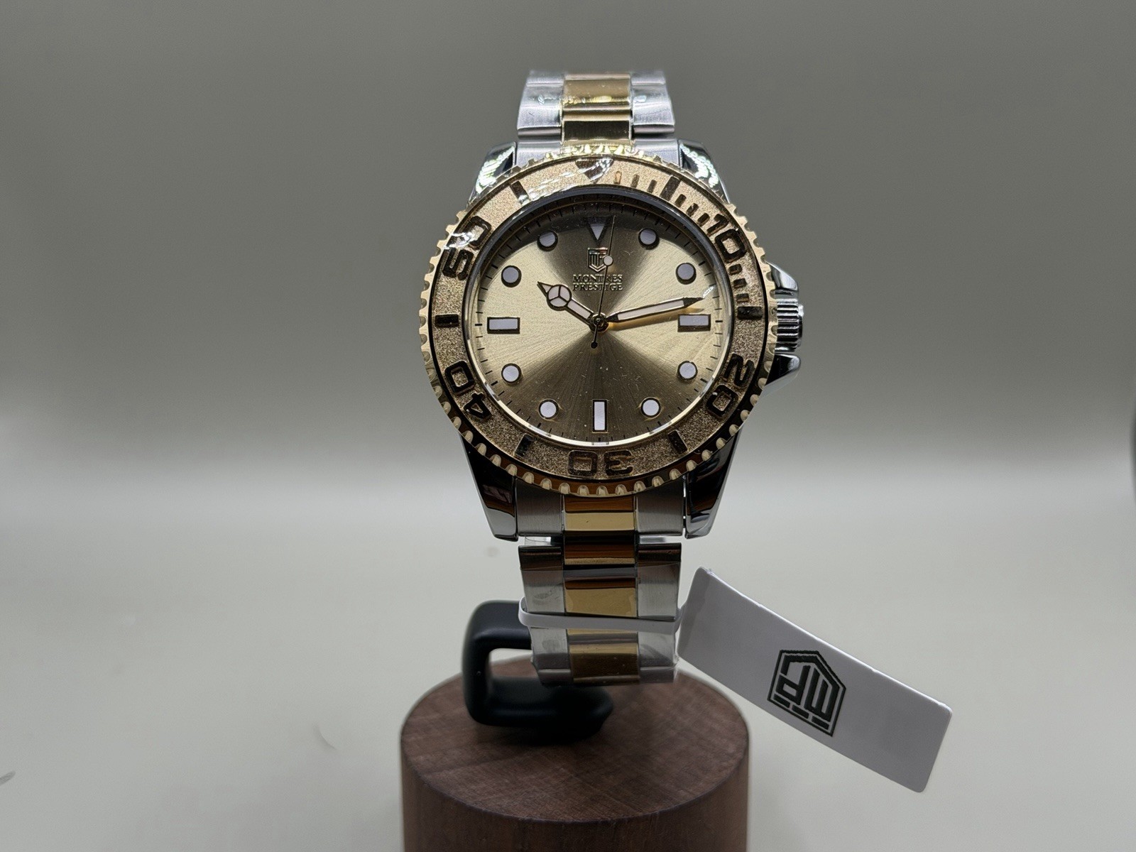 Invicta Montres Prestige X Gold Silver Men’s Watch 43mm Luxury Two Tone New